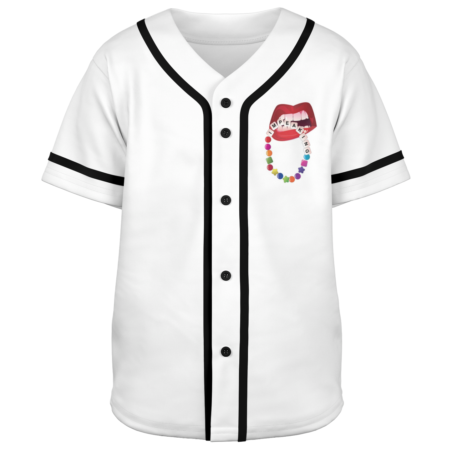 [Extra Small] I'M PEAKING JERSEY SNOW WHITE