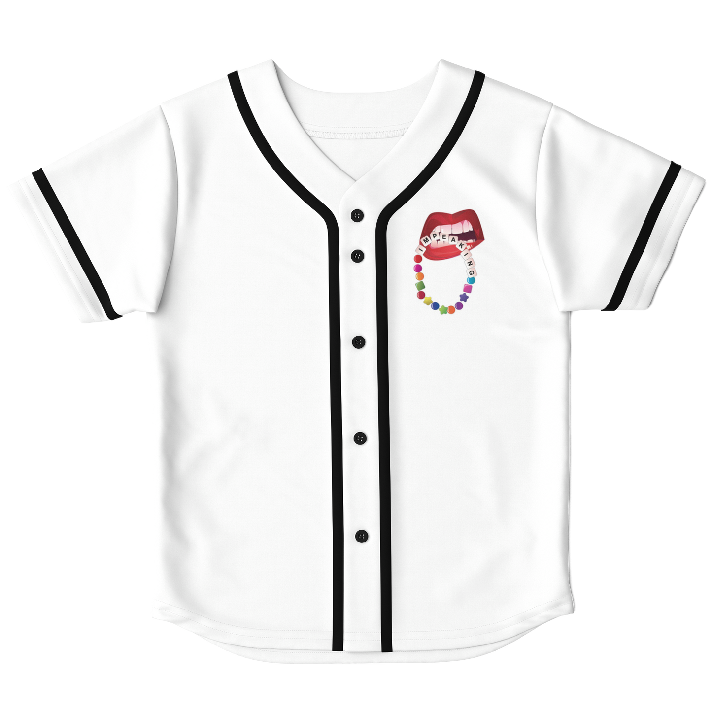 [Extra Small] I'M PEAKING JERSEY SNOW WHITE